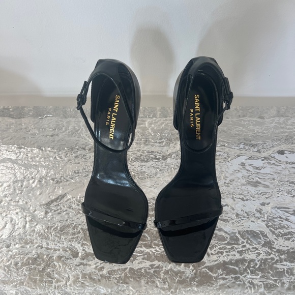 Authentic Saint Laurent Opyum Sandals|NWOT| Size 9| YSL Golden Hardware Heel - Picture 8 of 8
